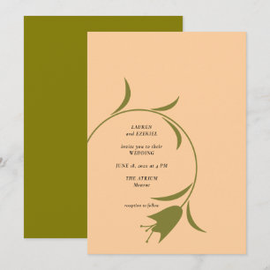 CONVITE DE CASAMENTO DE PEACH E OLIVAS MOD