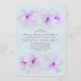 convite de casamento de praia roxo com hibisco