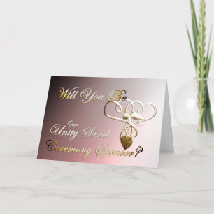 Convite de casamento de proposta do patrocinador d