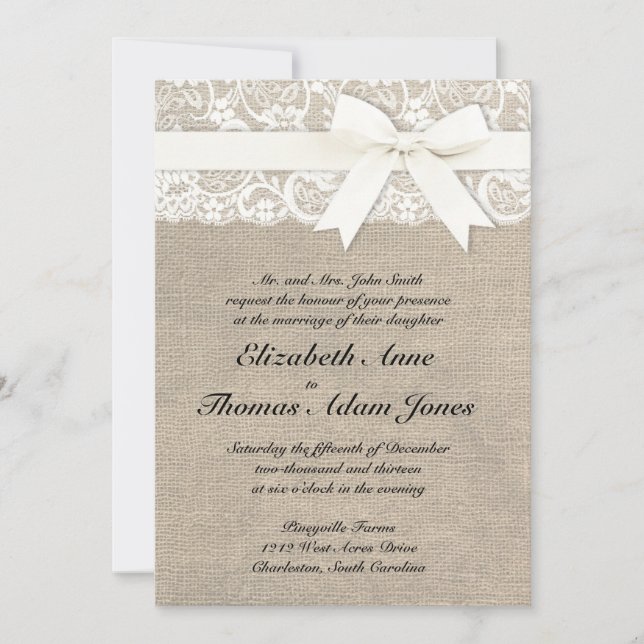 Convite De Casamento De Quebra De Casamento De Olh (Frente)