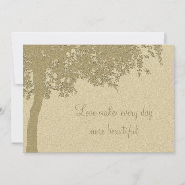 Convite de casamento de Recepção Evening Personali (Frente)