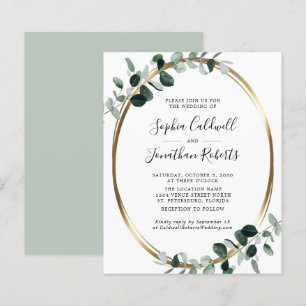 Convite de casamento de Sage RSVP do Site de Web d
