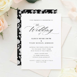 Convite De Casamento De Script Elegante