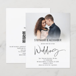 Convite de casamento de Sobreposição de Fotos do C