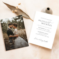 Convite De Casamento De Sobreposição De Vellum Com