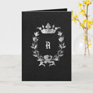 Convite De Casamento De Solo De Monograma Cortado 