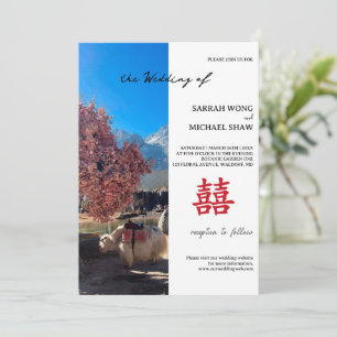 Convite de Casamento de Yak Chinês