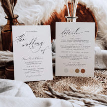 Convite de Casamento Delicado Preto e Branco