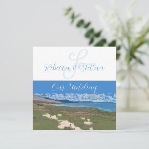 Convite de Casamento Deserto Pintado Pitoresco