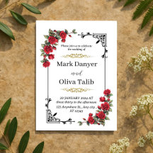 Convite De Casamento | Design elegante e personali