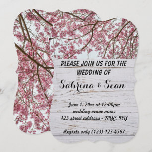 Convite de Casamento Design Misto Metade e Metade