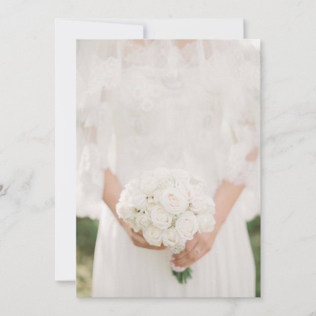 Convite de Casamento Design Personalizado (Frente)
