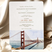 Convite de Casamento Destino San Francisco Gate