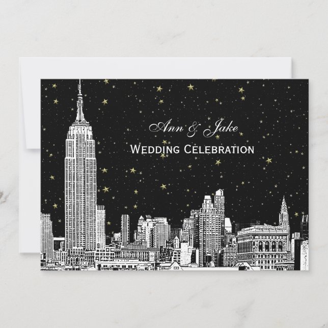 Convite de Casamento DIY BG com Etching da Silhuet (Frente)