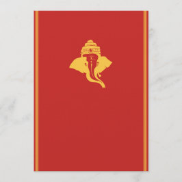 Convite de Casamento do Senhor Ganesh