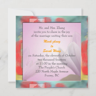 convite de casamento dos pais do noivo