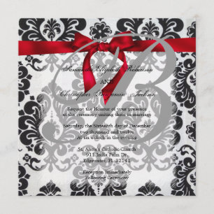 Convite de casamento Dourado de Destaque de Ouro E