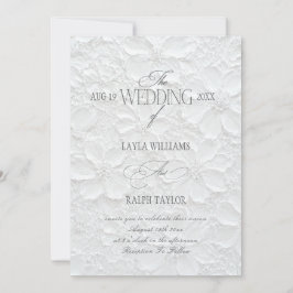 Convite de casamento editorial Old Money