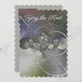 Convite De Casamento "Elegância Branca"