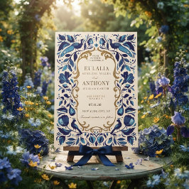 Convite de Casamento Elegância Real Dourada