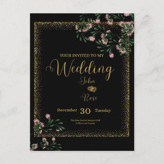 Convite de Casamento Elegante