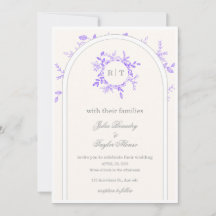 Convite de Casamento Elegante