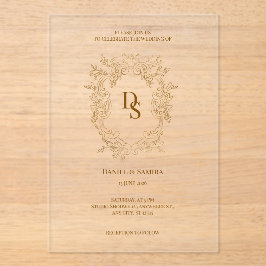 Convite de Casamento Elegante