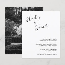Convite de Casamento Elegante com Foto e Orçamento