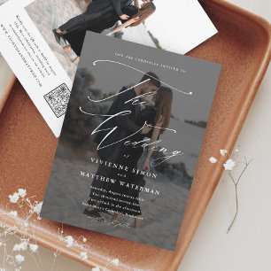 Convite de Casamento Elegante com Orçamento para F