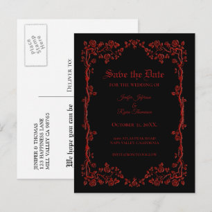 Convite de casamento elegante de halloween para sa