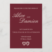 Convite de Casamento Elegante Dinheiro Antigo