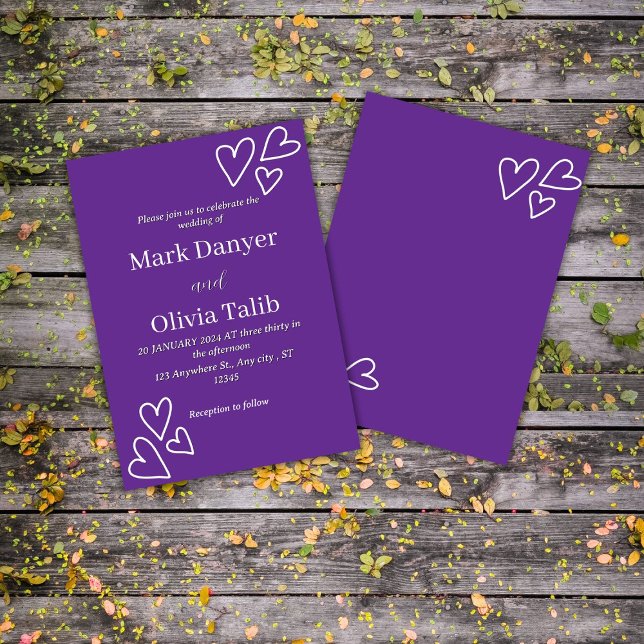 Convite De Casamento - Elegante E Personalizável (Criador carregado)