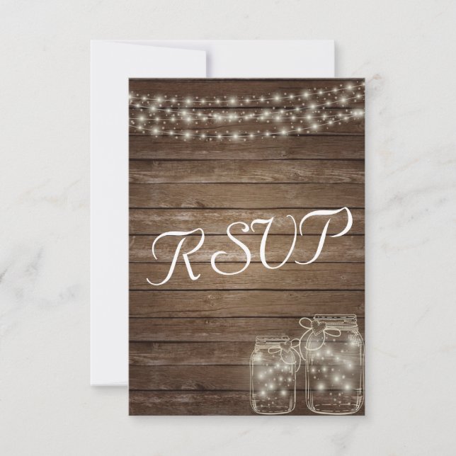 Convite de Casamento Elegante Luzes de Jarro de Pe (Frente)