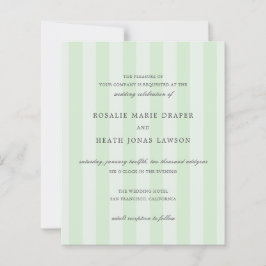 Convite de Casamento Elegante Orçamento Moderno co
