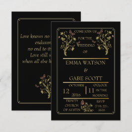 CONVITE DE CASAMENTO Elegante Personalizável