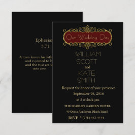 CONVITE DE CASAMENTO Elegante Personalizável