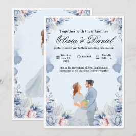 Convite de Casamento Elegante – Personalizável e M
