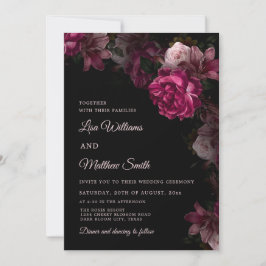 Convite de casamento em acrílico transparente com