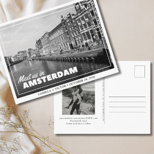 Convite de casamento em Amsterdã - cartão-postal