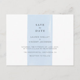 Convite de casamento em aquarela para salvar a dat