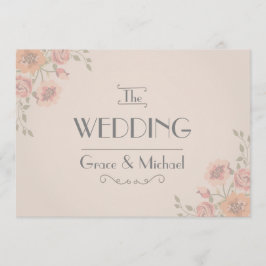 Convite de Casamento em Estilo de Cartão Postal Fl