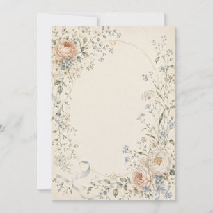 Convite de Casamento em Estilo Francês Elegante