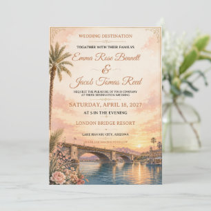 Convite de casamento em Lake Havasu