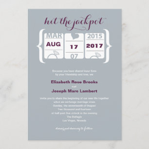 Convite de Casamento em Máquina Caça-Níqueis