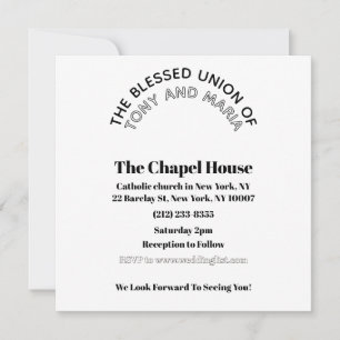 Convite de casamento em plexiglass