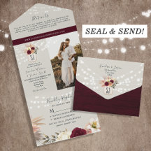 Convite de Casamento em Pote de Pedra com Floral B
