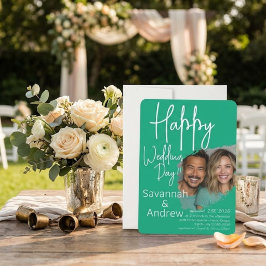 Convite de casamento em Script Clássico Elegante