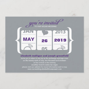 Convite de Casamento em Slot Machine