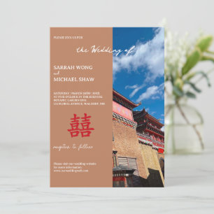 Convite de Casamento em Templo Chinês