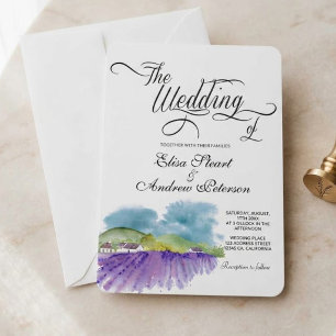 Convite de casamento em vinhedo toscano
